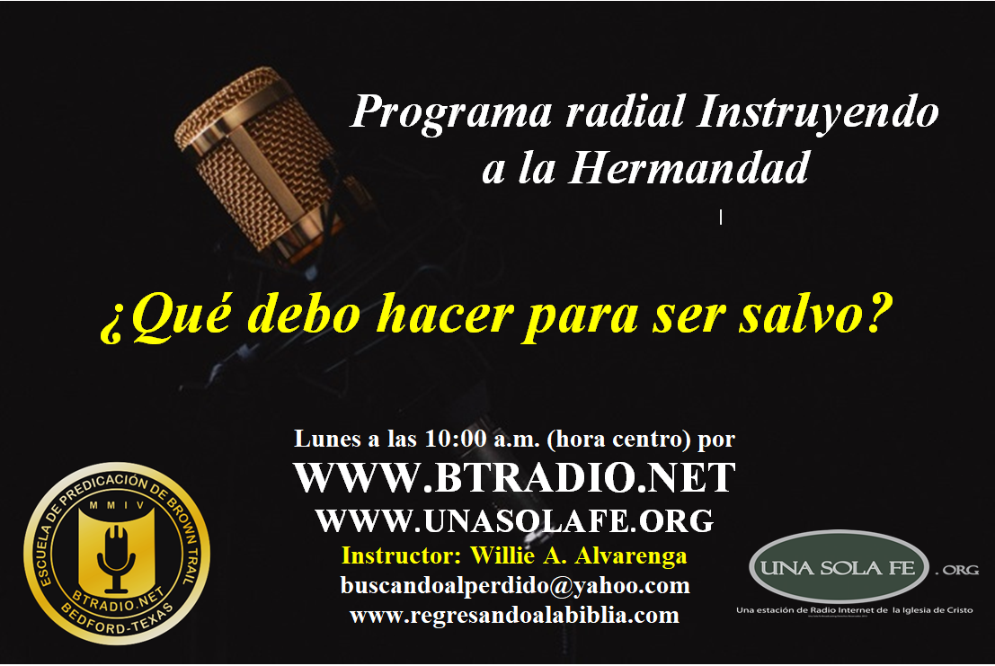 Que hacer para ser salvo
